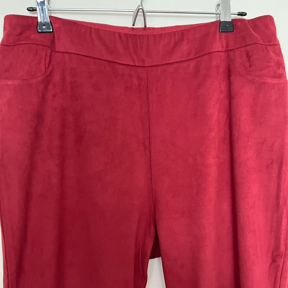 Velvet like dress pants